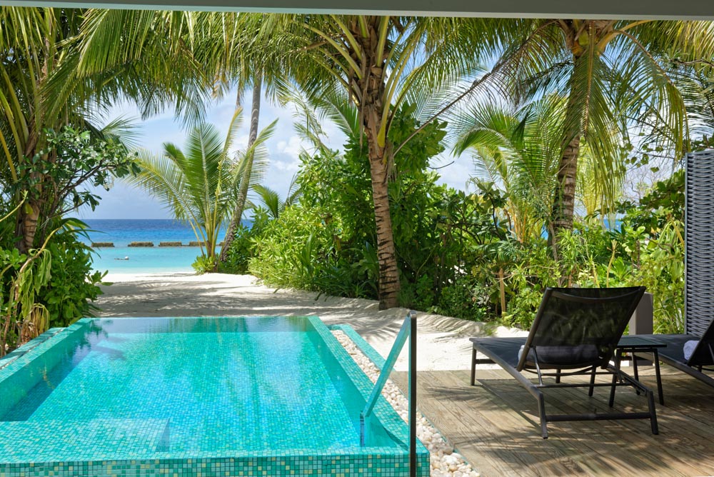 Beach Pool Villa Maafushivaru Maldives