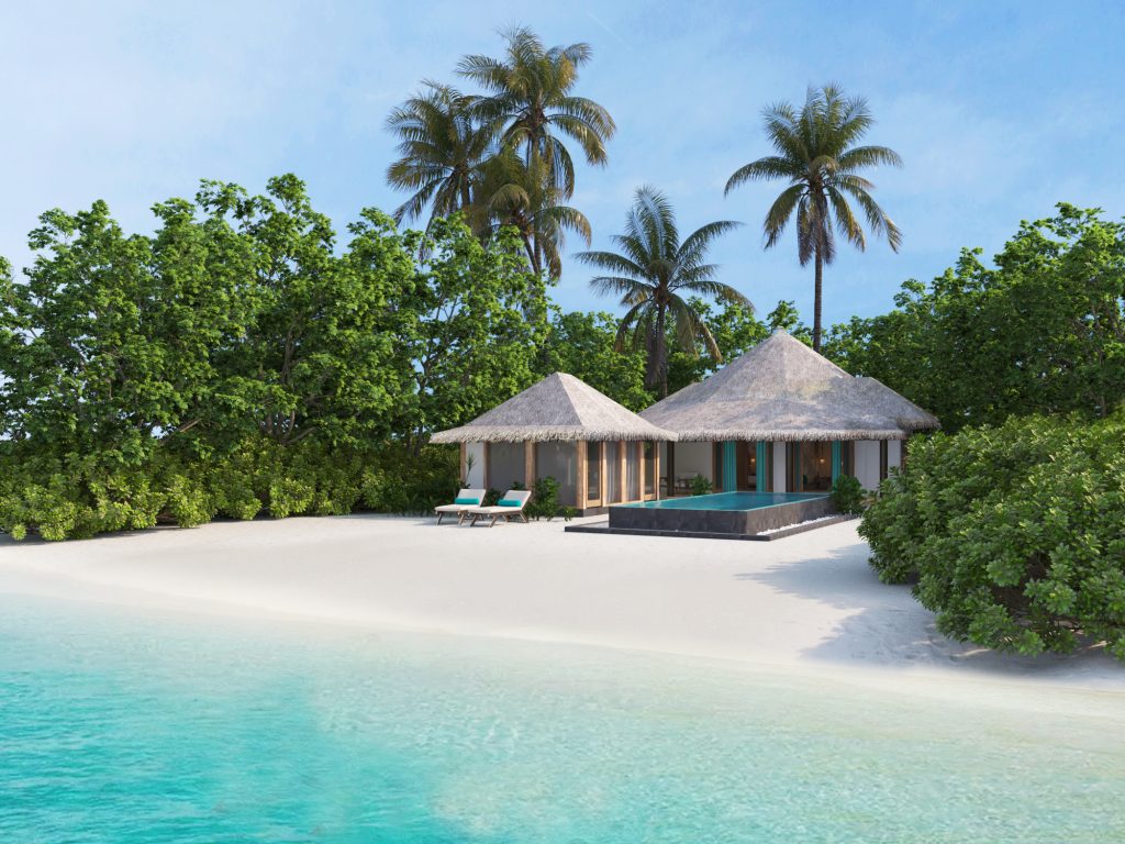Beach Suite with Infinity Pool Kihaa Maldives