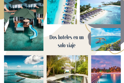 dos hoteles en un solo viaje a Maldivas