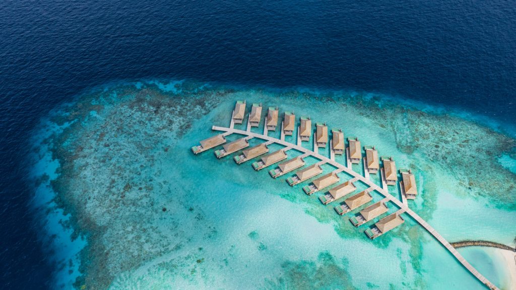 Ocean Pool villas en el resort Kagi Maldives