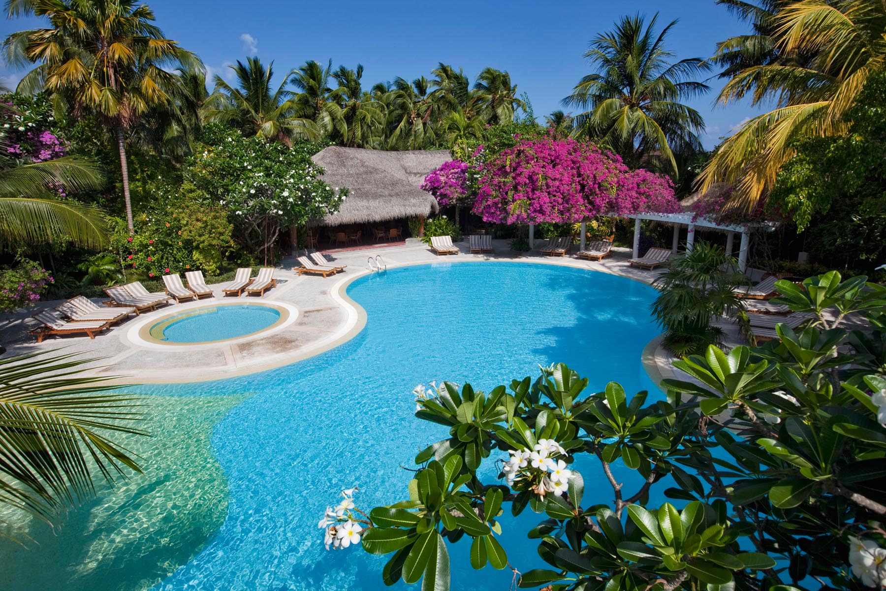 Piscina en Kuramathi