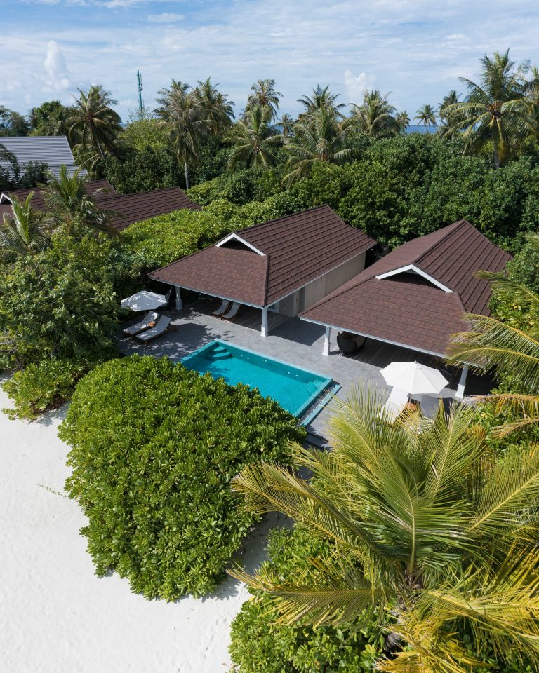 2 BR Lagoon Beach Villa Aerial(1)