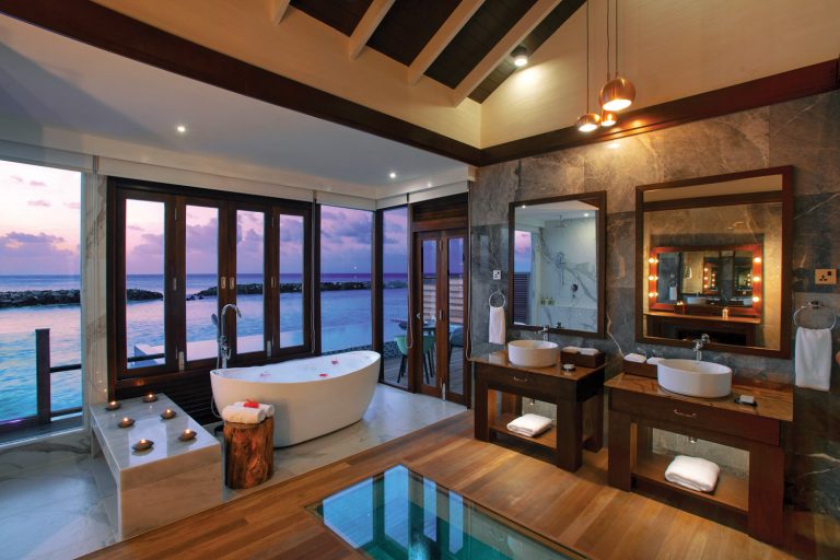 ATMOSPHERE KANIFUSHI MALDIVES - VLLAS - Water Villa with Bathroom View at Sunset- 09_2019