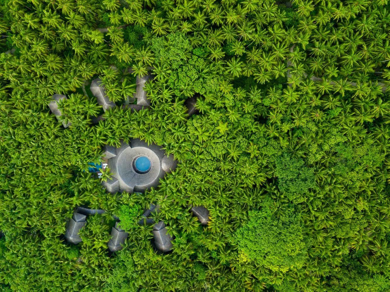 Dusit Thani Maldives Aerial View - Devarana Spa