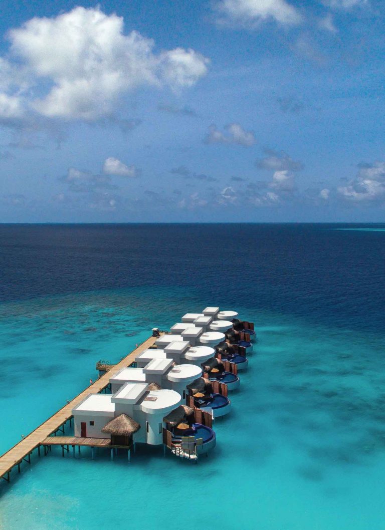 OBLU SELECT at Sangeli - Honeymoon Water Suites - Aerial View - Portrait