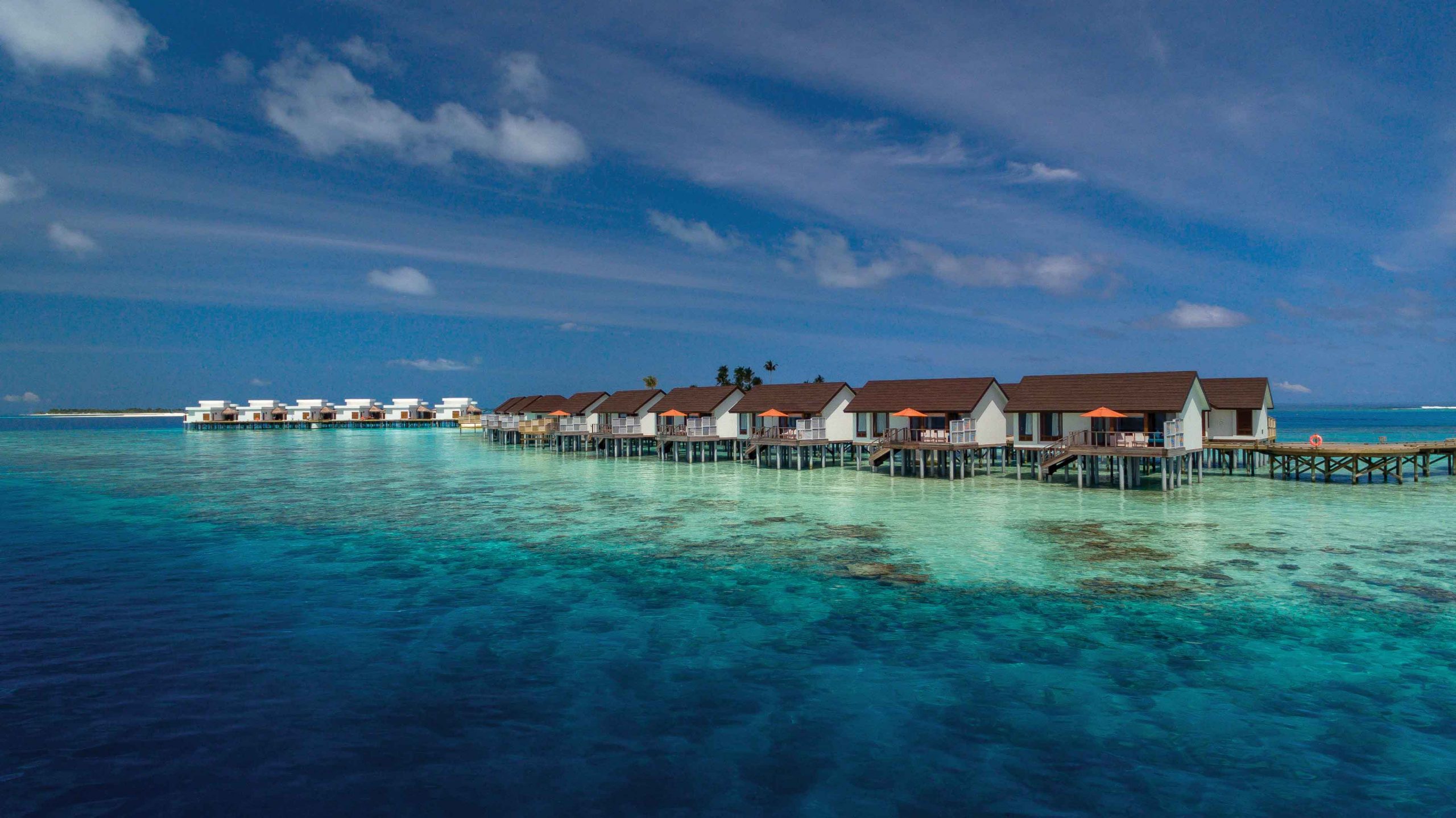 OBLU SELECT at Sangeli - Water Villas - Eye Level Aerial View