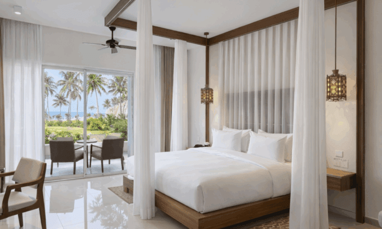 one bedroom with private pool